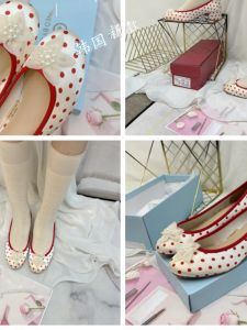 รองเท้าส้นแบนผ้าไหมสีม่วงทองลายตุ๊กตาปมสำหรับเด็กผู้หญิง รองเท้าส้นแบนแบบสวมหัวกลม ส้นสูงปานกลาง รองเท้าส้นแบนสำหรับงานเลี้ยงลูกกวาดขวัญ