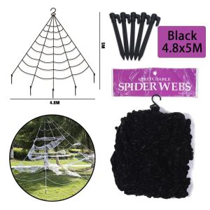Halloween Outdoor Decorations Giant Spider for Yard Lawn Garden Patio Scary Halloween Indoor Haunted House Prop Home Party Decor