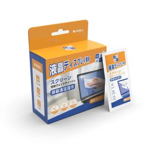 40 Pack PC Cleaners Wipes - Dry and Wet Screen Cleaning Cloths for Cars Phones Tablets Laptops TVs and Monitors
