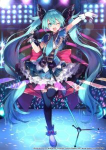 BILIBILI | Miku Japanese Anime Virtual Singer Diamond Painting Cross Stitch Artificial Mosaic Embroidery Home Decor 5D DIY Artframe
