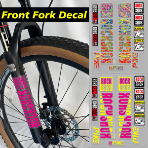 Bicycle Front Fork Sticker Mountain Bike Modified Graffiti Anti Scratch Waterproof UV Transparent Decor Proter Accessories Decal