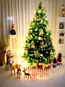 Buyyu High Quality Sugar Pine Christmas tree 4FT/5FT/6FT/7FT/8FT Christmas decoration Christmas tree