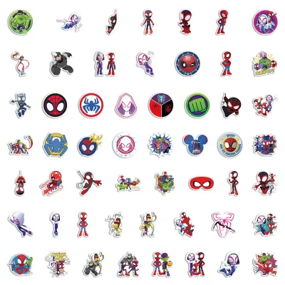 Cartoon Marvel Spider-Man Waterproof Stickers 32pcs