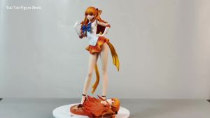 Bandai | 29cm 11.4 inch Anime EVA Asuka Figures Pvc Statue Desktop Ornamen Collection Statue Model Decoration Room Desk Toys Gifts