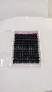 HBZGTLAD 14 Hàng Mi Nối Mi Chồn Tự Nhiên Dày 100-200D Mi Chùm Dày Để Trang Điểm Tự Làm