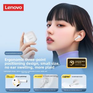 Lenovo | Bluetooth Wireless High-Quality Long Battery Life Noise-Canceling Earphones