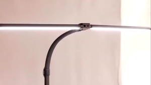 Powdeom 80CM LED Desk Lamp 24W Study Lamp Dimmable Double Head Desk Light Table Light For Study Gaming Work