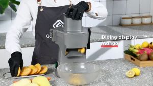 Máy Thái Rau Củ Quả Đa Năng: Thái Hạt Lựu Thái Lát Bào Sợi - BH 12 Tháng - MS Vietnam