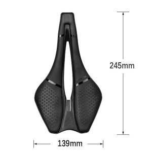 ELITA ONE Carbon Bike Saddle 270x143mm Super Light  MTB Road Carbon Fiber Bicycle Seat Comfortable Leather EVA Cycling Racing