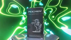 Bao cao su Rocmen đen Long Shock 4 in 1 kéo dài thời gian quan hệ (Hộp 12 cái)