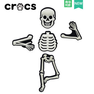 Hole Shoes Accessories Mens Fancy DIY Shoe Buckle Accessories Flower Button Cartoon Skull Shoe Ornament Fit Crocs/Cross