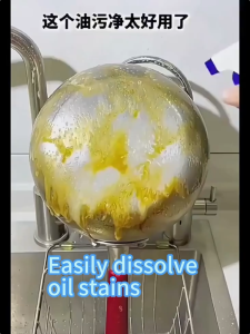 【10 years old oil stains Just Spray It Clean】kitchen cleaner spray Multi Purpose Foam Oil Stain Remover Kitchen Range hood oven Stove oil remover cleaner kitchen degreaser super foam cleaner spray Heavy oil cleaning agent 重油污清洁剂