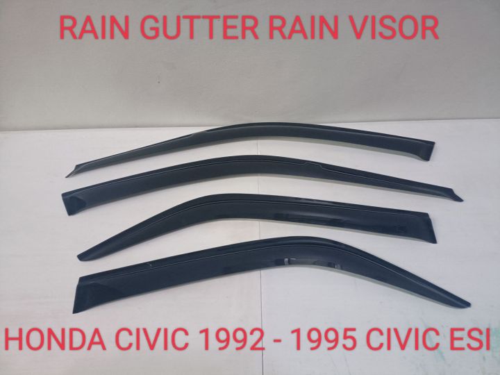 Window Sun Visor Honda Civic Rain Guard Gutter | Lazada PH