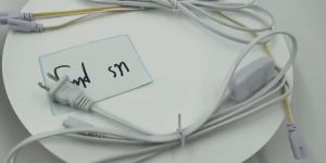 LED Tube Lamp Connected Cord US Plug With Switch Sigle/double-end T4/T5/T8 Connector Wire White