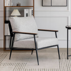 Modern Italian Style Minimalist Designer Leisure Chair Creative Iron Single Sofa Accessible Luxury Living Room Nordic Style Tiger Chair