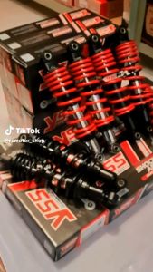 SUSPENSI SUSPENSION PEREDAM KEJUT ABSORBER SHOCKBREAKER SHOCK BREAKER SHOCK SKOK SOK BLK BLKG BELAKANG TOP PRIME 280MM 280 MM JUPITER Z VEGA VEGA ZR VEGA R FIZR FIZR ORI ORIGINAL YSS ASLI