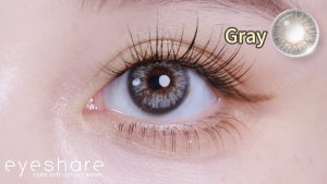 EyeShare softlens OMG Harga terjangkau seri Gray/Brown lens lunak lensa kontak Barang dia 14.0mm~14.5mm Suitable Alami dan nyaman dipakai