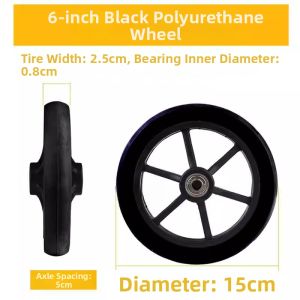 gumahus | Universal Solid Front Wheel for Wheelchair