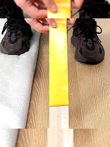 DELI Double Sided Duct Tape Super Sticky Netted Cloth Transparent Strong Adhesive Tape Pita Dua Sisi