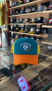LINKSWEAR Topi Jaring Pria Trucker Hat Jaring Pria Dewasa Oranye Tosca LTT102