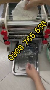 Máy cắt mì sợi amsy cán bột cắt mì chạy điện gia đình - Bảo hành 12 tháng