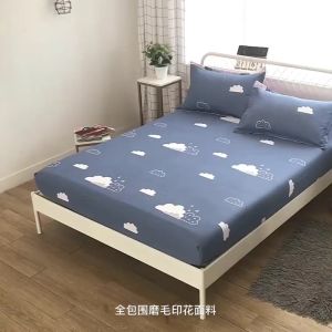 Elebaby Premium Cotton Cadar Bedsheet Fitted Single Size