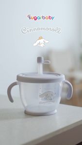 Sugar Baby 4in1 Training Cup Sanrio Series: Cangkir Minum Anak dan Wadah Snack