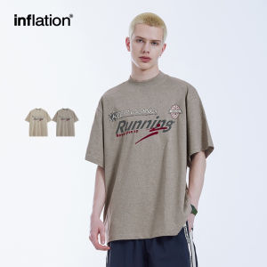 เสื้อยืด2024วินเทจสำหรับผู้ชายเสื้อยืดกีฬาสไตล์อเมริกาแบบย้อนยุคแขนสั้นใช้ได้ทั้งผู้ชายและผู้หญิง