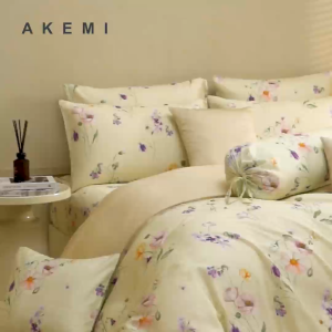 AKEMI Lyocell Flourish Fitted Sheet Set 900TC (Super Single/ Queen/ King)