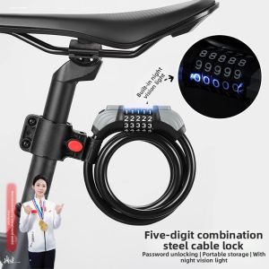 Lightweight Bike Lock for Mountain and Road Bikes Portable Combination Lock