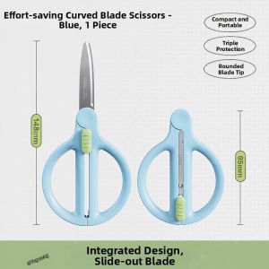 deli | Safety Portable Student Scissors