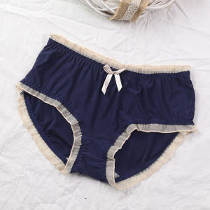 พลัสไซส์ เซ็กซี่ ผ้าไหม พิมพ์เสือดาว กางเกงใน กลาง เอว ไม่มีรอยต่อ ลูกไม้ ขอบบางชุดชั้นในสตรีผ้าไนลอนสบายด้านใน กางเกง