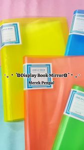 Penpal Display Book Folio 40 Pocket MIRROR / Clear Holder / Document Keeper PL - 834