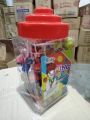 RANDOM CHARACTER , BIG LOLLIPOP CANNDY BY 50 PIECES. 