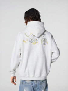 A chock | American Vintage Floral Hoodie Padded Heavy-duty