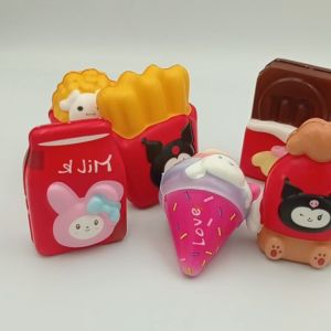 TAIYO Squishy Slow Sanrio Snack: Mainan Stress Relief Halus & Nyaman