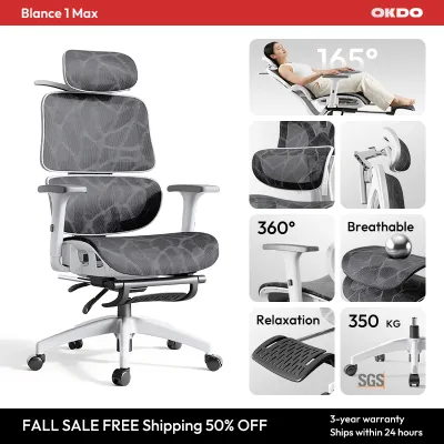 OKDO BALANCE Ergonomic Chair Office Computer Chair Office Adaptive Lumbar Support