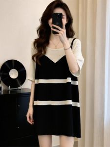 AIYITI | Áo Thun Dạng Suông Phong Cách Layer Chiffon Dành Cho Người Mập