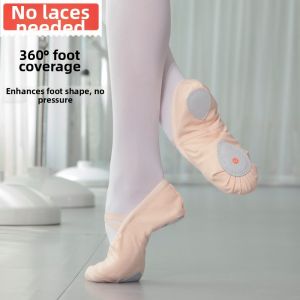 JIFANPAUL | Soft Soled Ballet Dancing Shoes Flesh Color