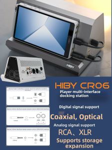 HIBY | Multi Interface Expansion Dock Sound Card Adapter Heat Dissipation