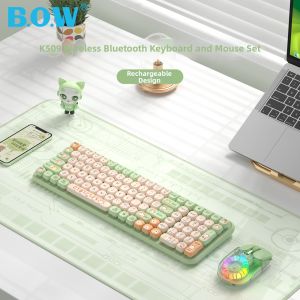 B.O.W | Wireless Bluetooth Keyboard and Mouse Set for Office