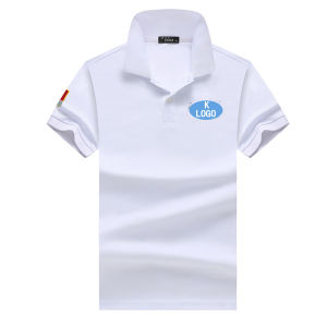 Quick Dry Polo Shirt Short Sleeve Flip Collar Training Sportswear Outdoor Activities Blank Clothes Youth Popular Loose Fit Mens T-Shirt