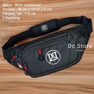 D2C - Waistbag Slingbag Waterproof Tas Pinggang Selempang Ringan Anti Air Pria