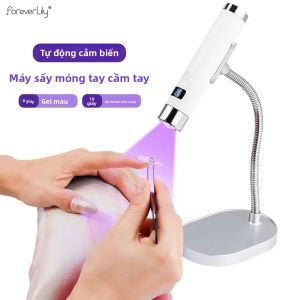 Đèn UV Cầm Tay Làm Móng 2 Trong 1 Máy Sấy Móng Không Dây Đèn LED Dùng Cho Tất Cả Các Loại Sơn Gel Dụng Cụ Làm Móng Mini