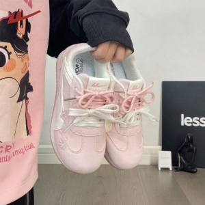 Warrior | Winter Thin Fleece Trainers Soft Soles Pink