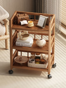 Portable Bedroom Sofa Side Table Storage Rack Modern Simplicity Design Small Apartment Balcony Tea Table Living Room End Table