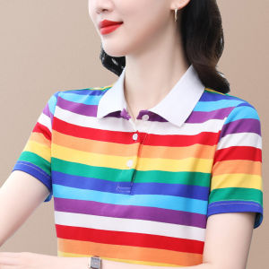 HUAXUNRAN | New Fashionable Short Sleeve T-shirt & Polo Shirt for Women