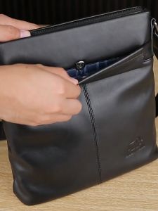 BISON DENIM 2357 - Shoulder Sling Bag Tas Selempang Pria Kulit Sapi