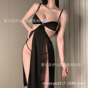 ชุดเดรสยาวครึ่งตัวคอวีลึกเซ็กซี่สำหรับผู้หญิง ชุดเดรสกระโปรงสั้นเข้ารูปเอวสูง ชุดเดรสผ้าโพลีเอสเตอร์ฤดูใบไม้ผลิ 2025