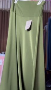 Rok Panjang Mayung Bahan Spandek Jersey | Rok Wanita Standart | Rok Pandek Jersey